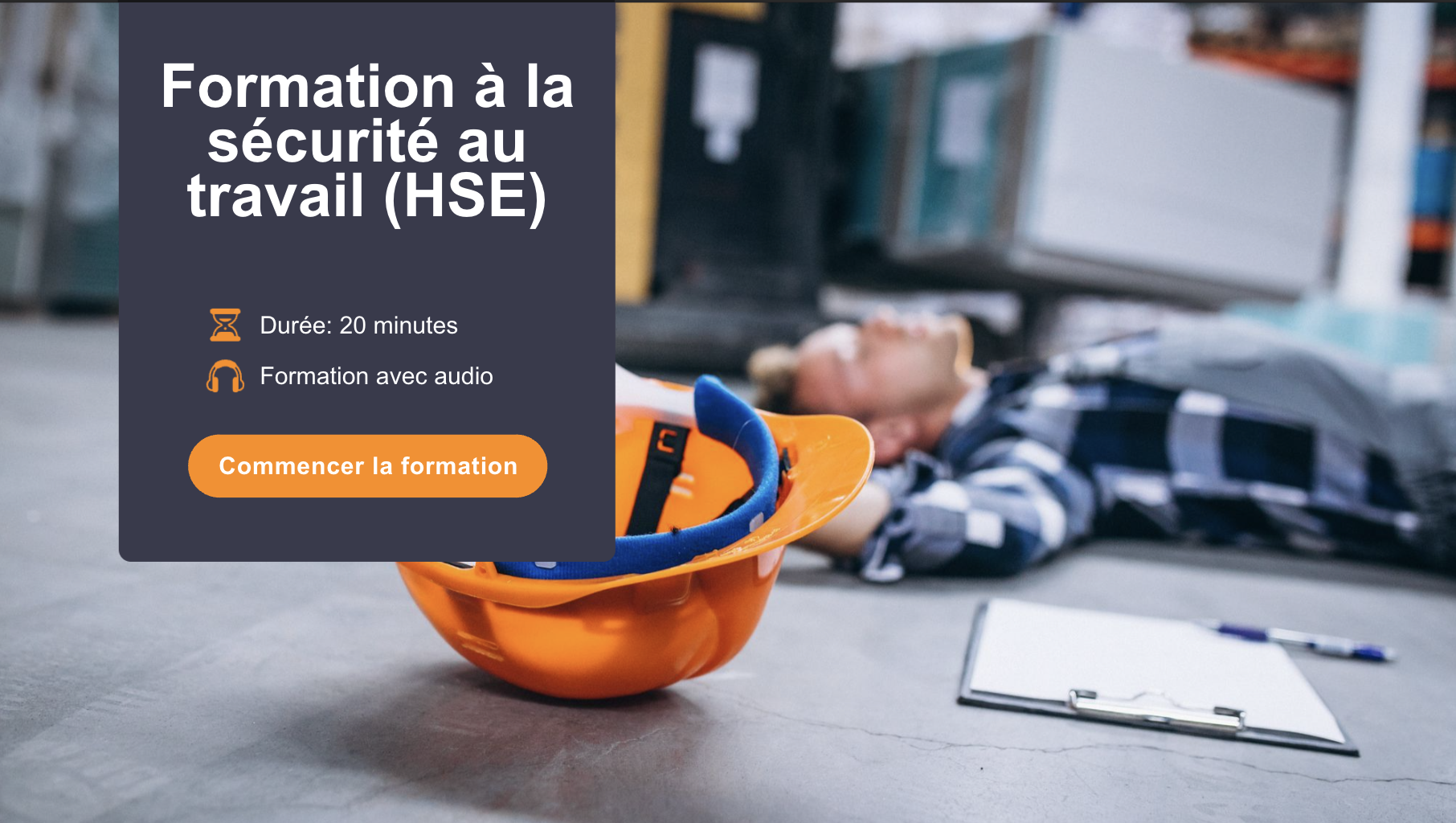 Formation sécurité au travail Formation sécurité au travail